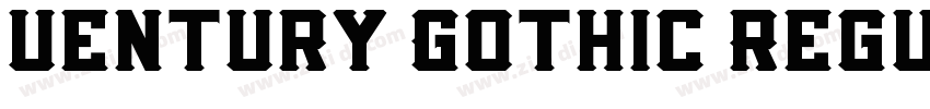Uentury Gothic Regul字体转换